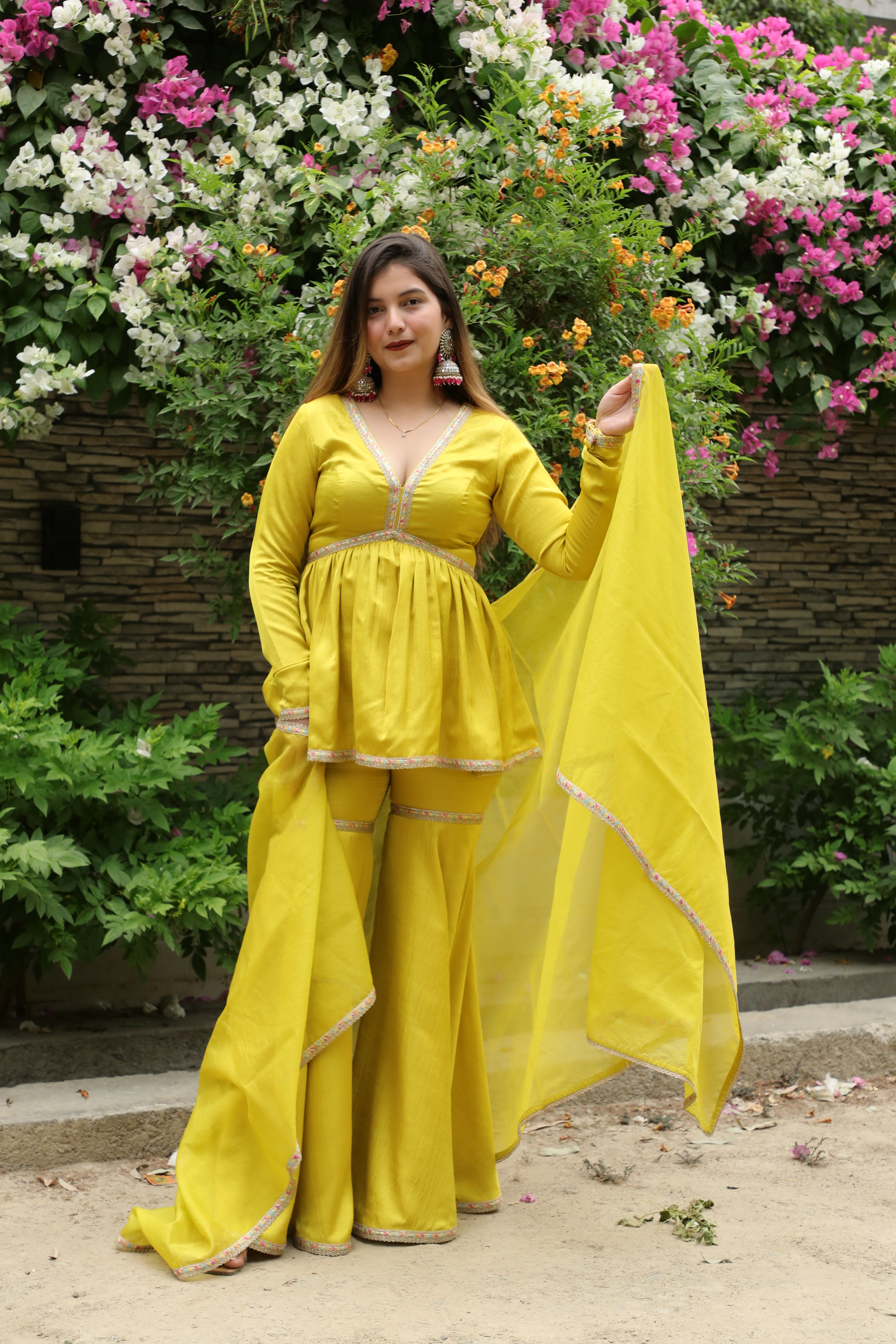 Yellow Garara Set
