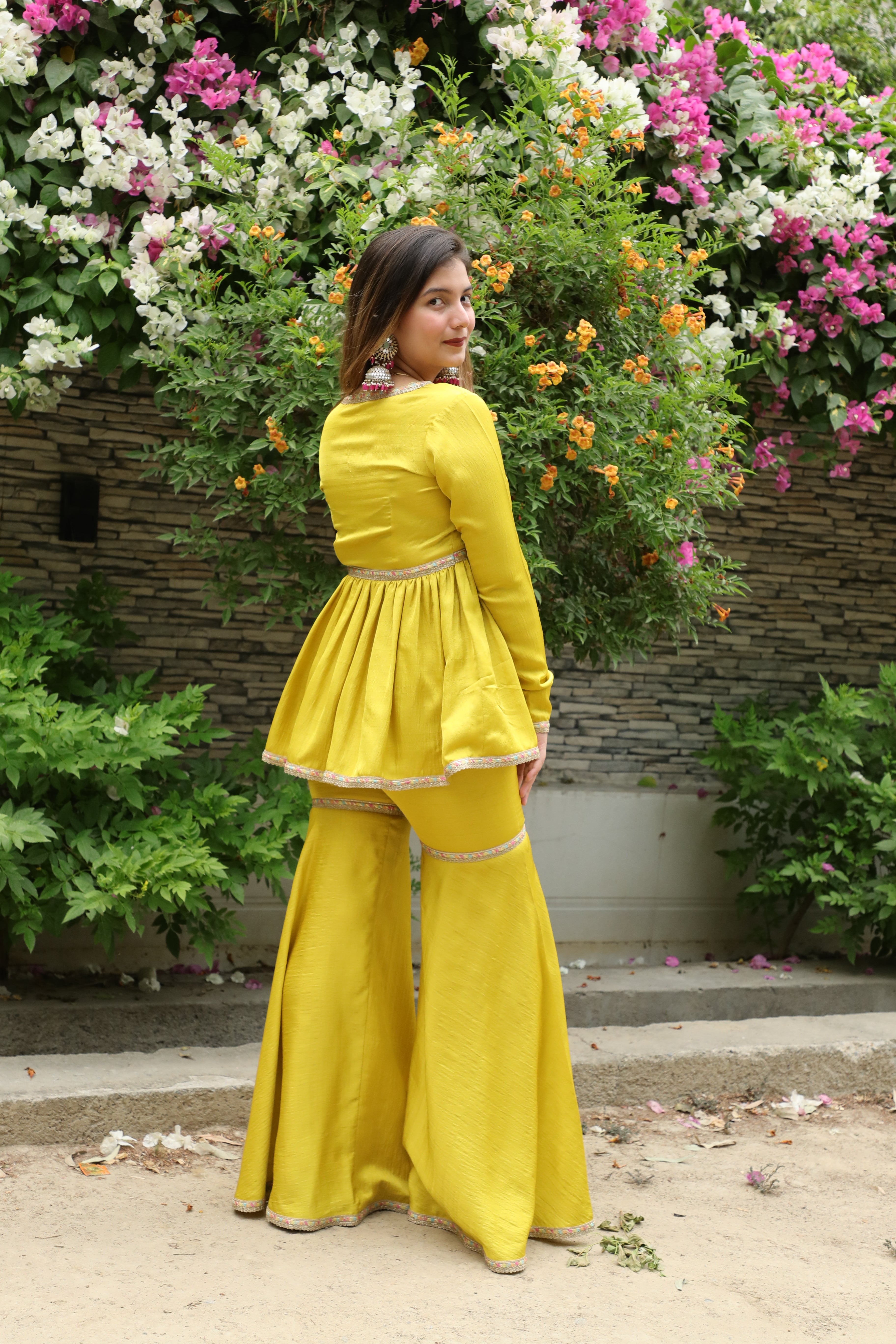 Yellow Garara Set