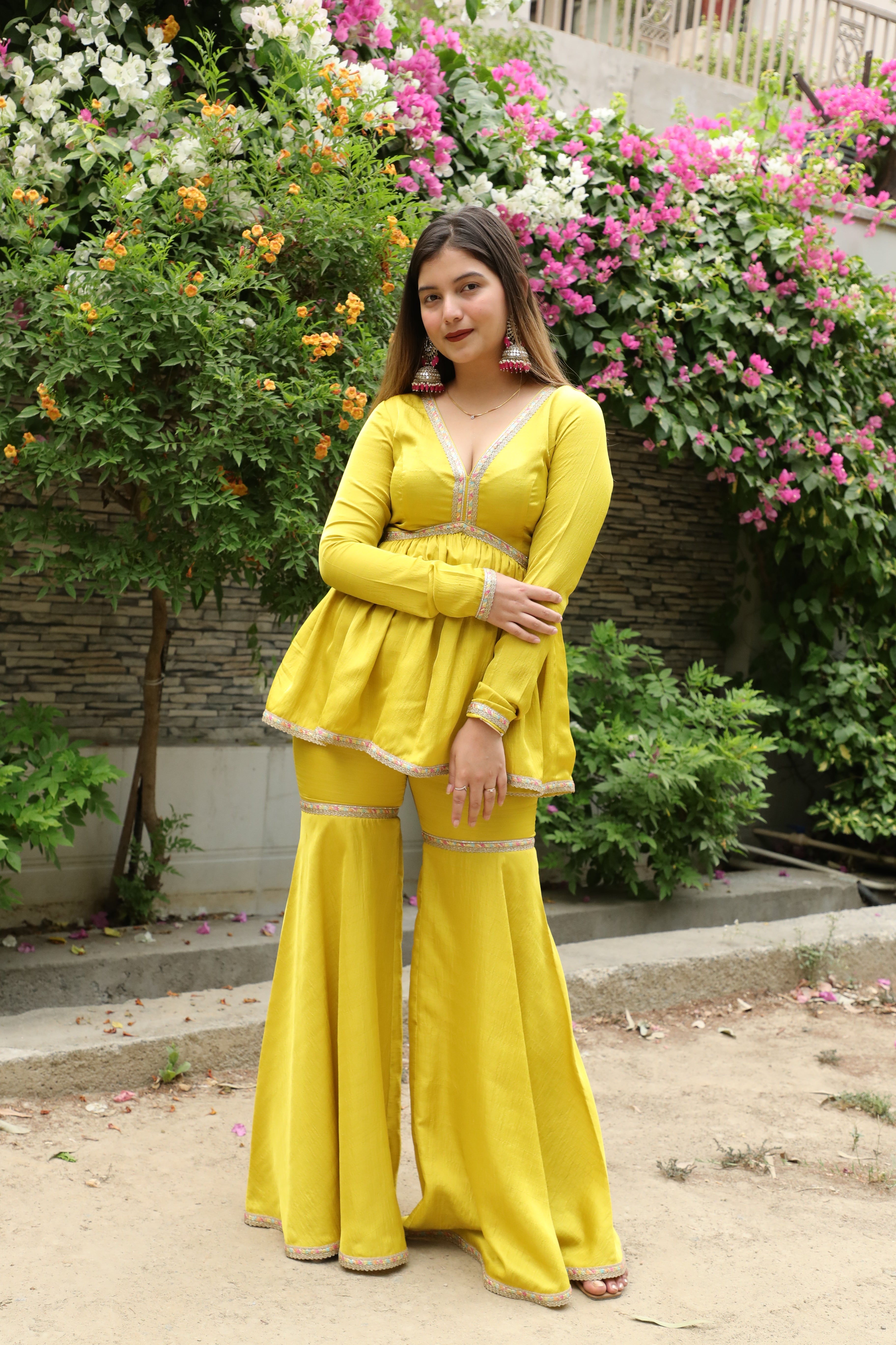 Yellow Garara Set