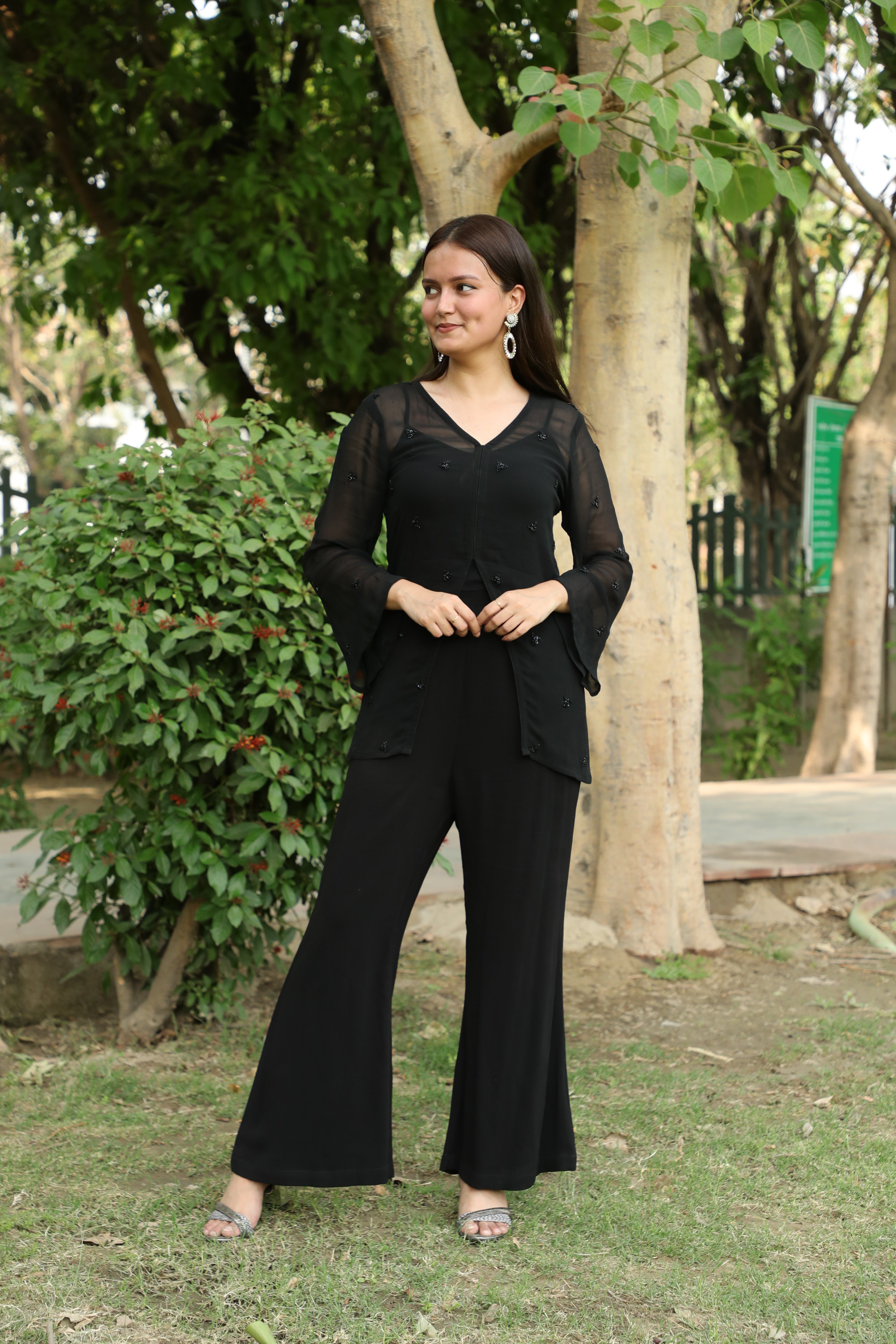Black Cut Dana Coord Set
