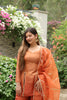 Orange ombre Suit Set