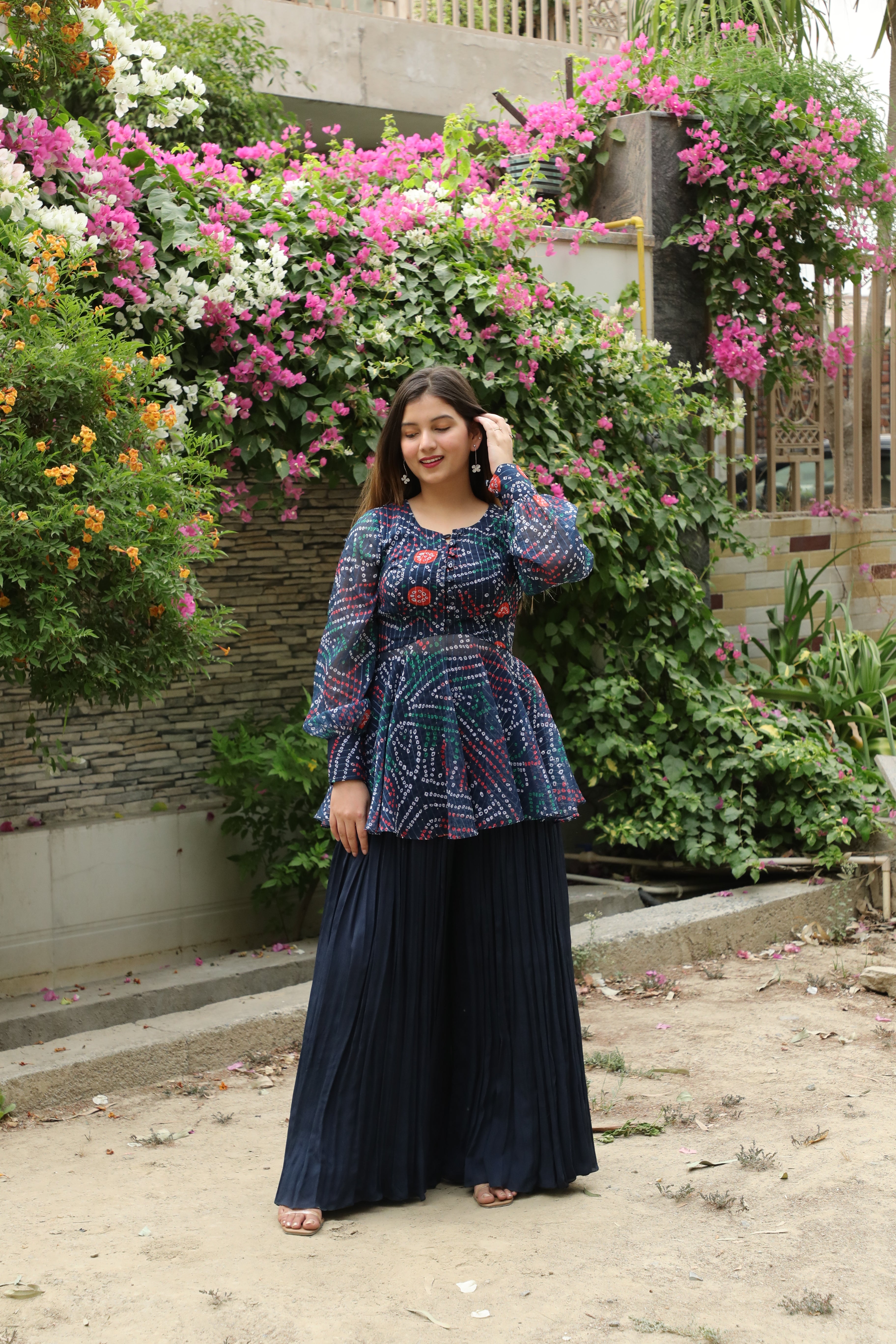 Bandhini cord set