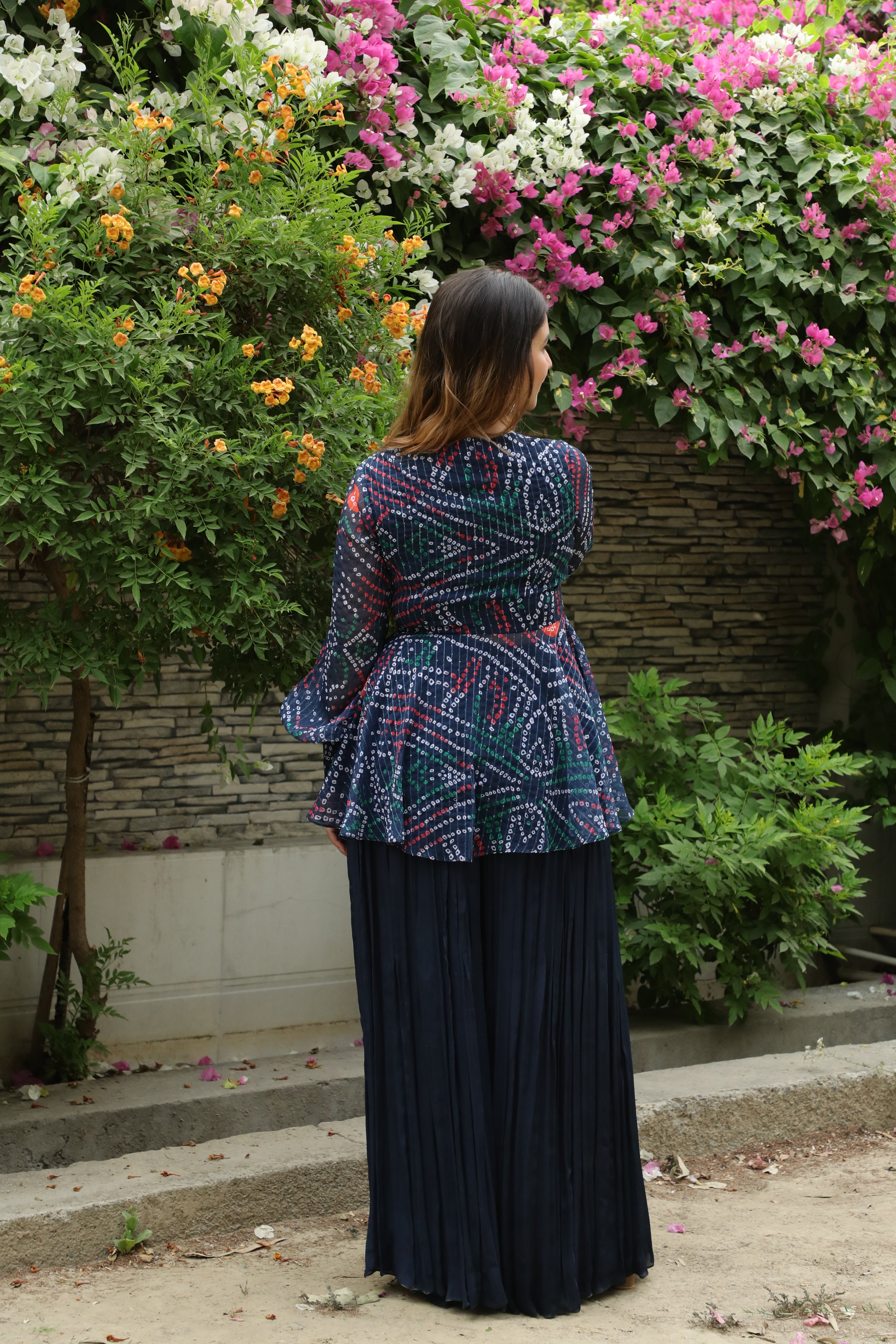 Bandhini cord set