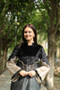 Black and Grey Long Kurti Set