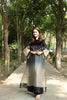 Black and Grey Long Kurti Set