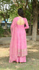 Pink Bandhini Print Anarkali Suit