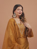 Saanjh Sona Farshi Suit : Gold Yellow Farshi Salwar Suit Set.