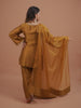 Saanjh Sona Farshi Suit : Gold Yellow Farshi Salwar Suit Set.