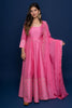 Gulabi Jaal : Gulabi pink Anarkali Suit Set