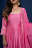 Gulabi Jaal : Gulabi pink Anarkali Suit Set